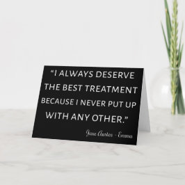 Emma by Jane Austen Quote II Kort
