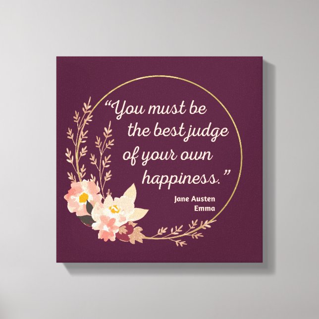 Emma by Jane Australien Quote I - Cute Stil Canvastryck (Framsida)