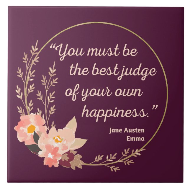 Emma by Jane Australien Quote I - Cute Stil Kakelplatta (Framsidan)