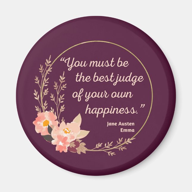 Emma by Jane Australien Quote I - Cute Stil Magnet (Framsidan)