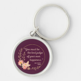 Emma by Jane Australien Quote I - Cute Stil Rund Silverfärgad Nyckelring