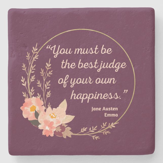 Emma by Jane Australien Quote I - Cute Stil Stenunderlägg (Framsidan)