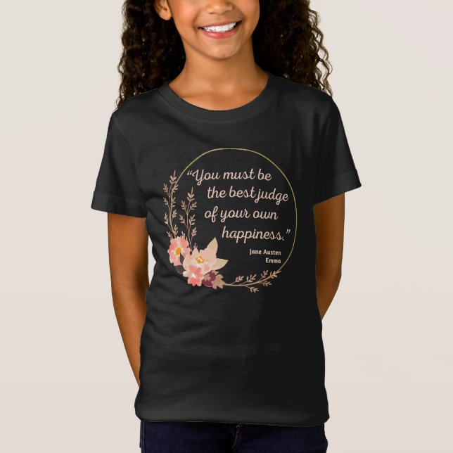 Emma by Jane Australien Quote I - Cute Stil T Shirt (Framsida)