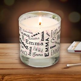 Emma Custom Name Black White