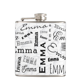 Emma Custom Name Black White Fickplunta