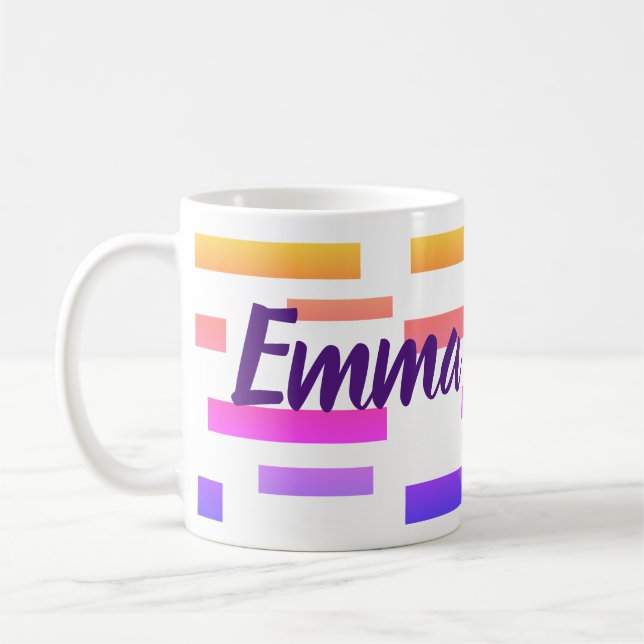 Emma Ditt namn Coffee Tea Mugg Kopp (Vänster)
