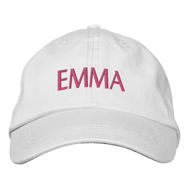 EMMA EMBROIDERED BASEBALL CAP BRODERAD KEPS (Framsida)