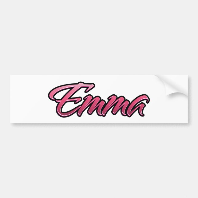 Emma faded pink Aufkleber Sticker Bildekal (Framsidan)