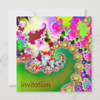 Emma Garden I ・ Fractal Art ・ Goa Inbjudningar