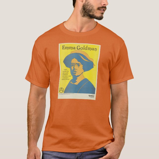 Emma Goldman Anarchism T-shirt (Framsida)