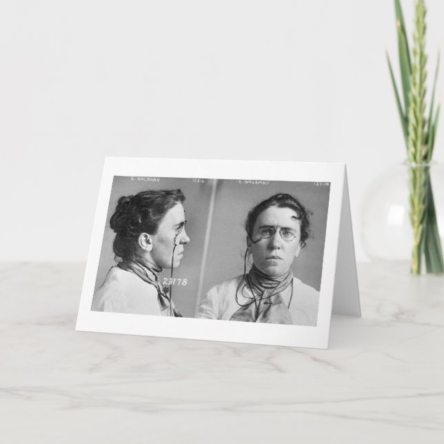 Emma Goldman - anarkist, 1911 Kort (Framsida)