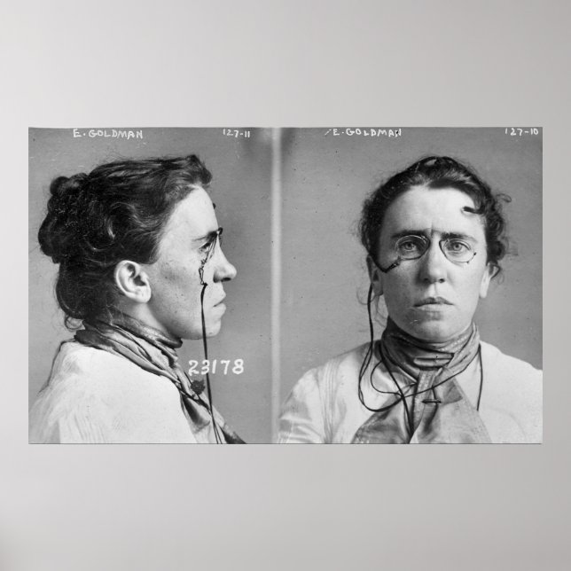 Emma Goldman - anarkist, 1911 Poster (Framsidan)