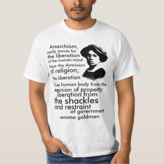 Emma Goldman citationstecken T-shirt