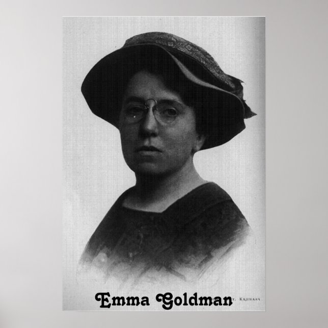 Emma Goldman poster (Framsidan)