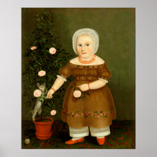 Emma Homan vid John Bradley ~ c.1844 Poster