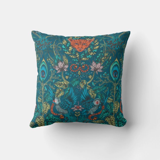 Emma J Shipley Amazon Fabric av Clarke & Clarke Kudde (Baksida)