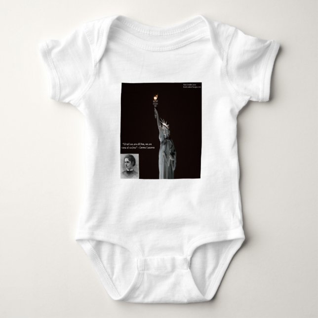 Emma Lazarus & Frihetsgudinnan presenter och kort T Shirt (Framsida)