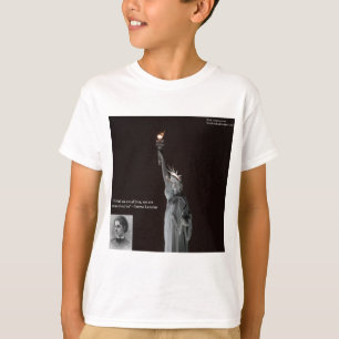 Emma Lazarus & Frihetsgudinnan presenter och kort T Shirt