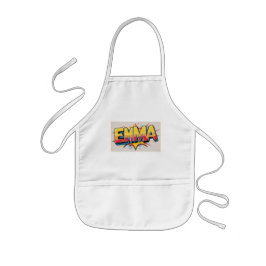 Emma med en explosion barnförkläde