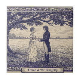 Emma & Mr. Knightley Kakelplatta