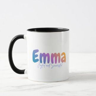 Emma Name Gift - Joyful and Successful - Personali Mugg