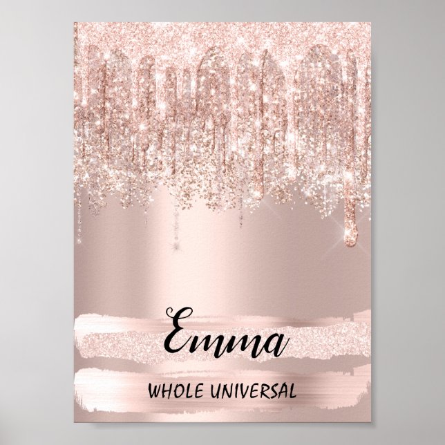 Emma Namn Betydelse Birthday Sweet 16:e Möhippan G Poster (Framsidan)