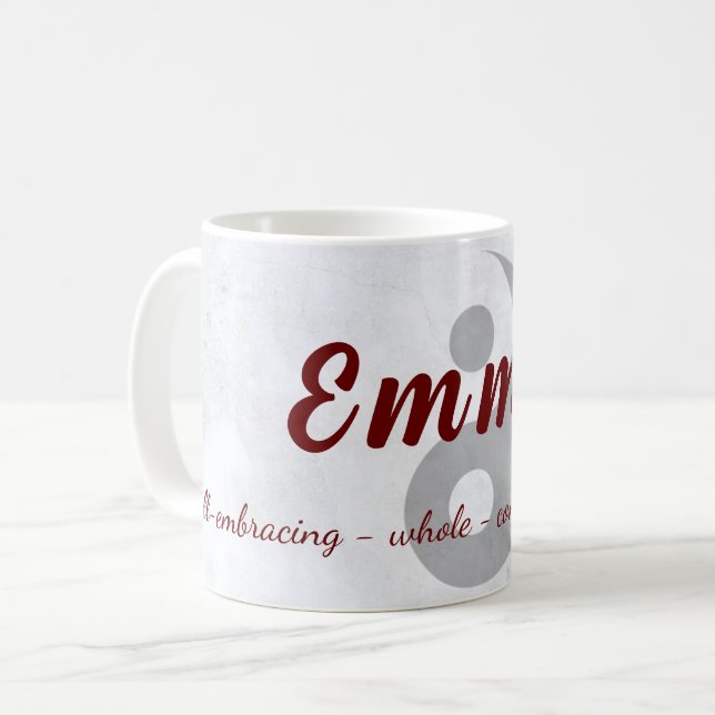 {Emma} Namn Betyder Mugg (Framsida vänster)