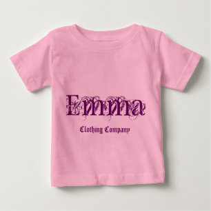 Emma Namnge Bekläda Företag babyskjortor T Shirt
