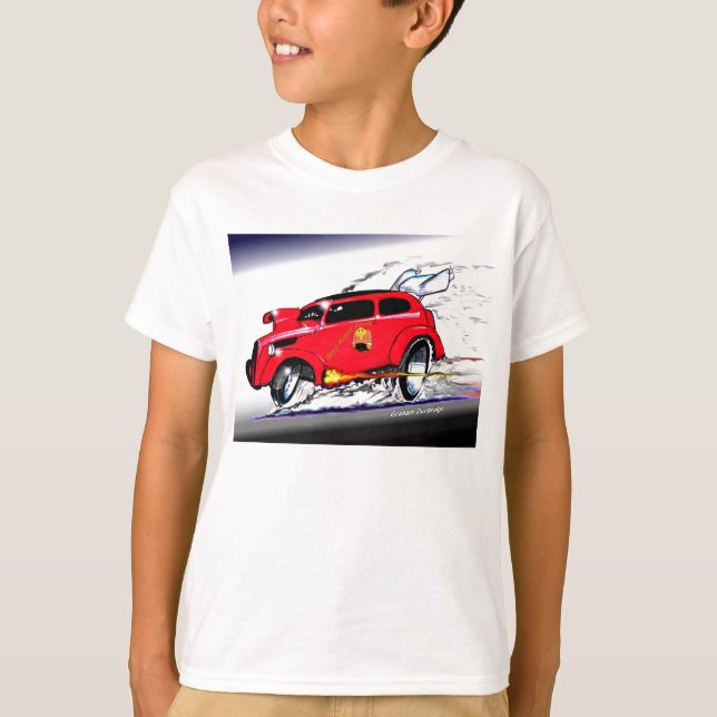 Emma och för Neils honung gigantisk tävlings- pop Tee Shirt (Framsida)