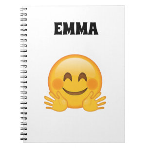 Emma- Personlig Emoji-anteckningsbok Anteckningsbok