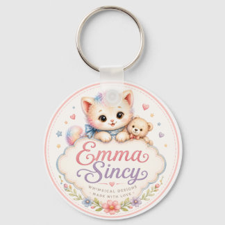Emma Sincy Logonyckelring Nyckelring