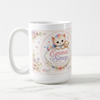 Emma Sincy Logotyp Keramikkopp Kaffemugg
