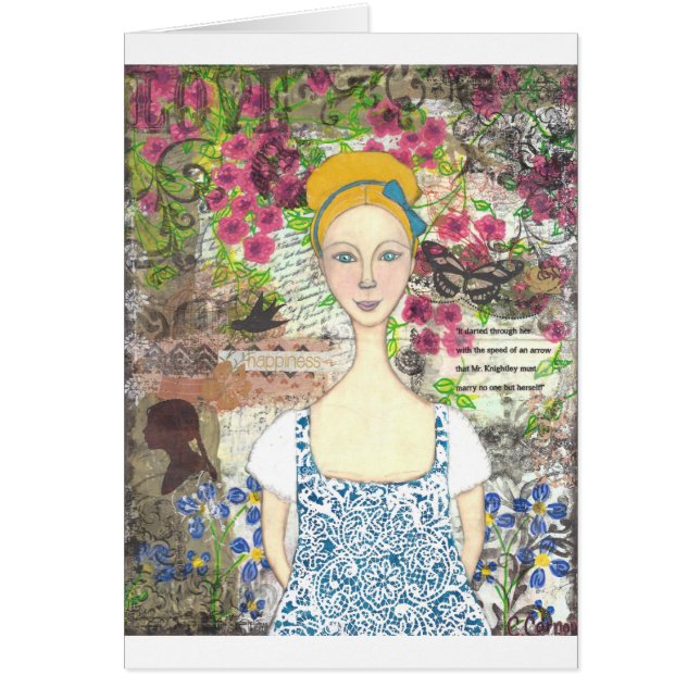 Emma Woodhouse Hälsningskort (Framsidan)