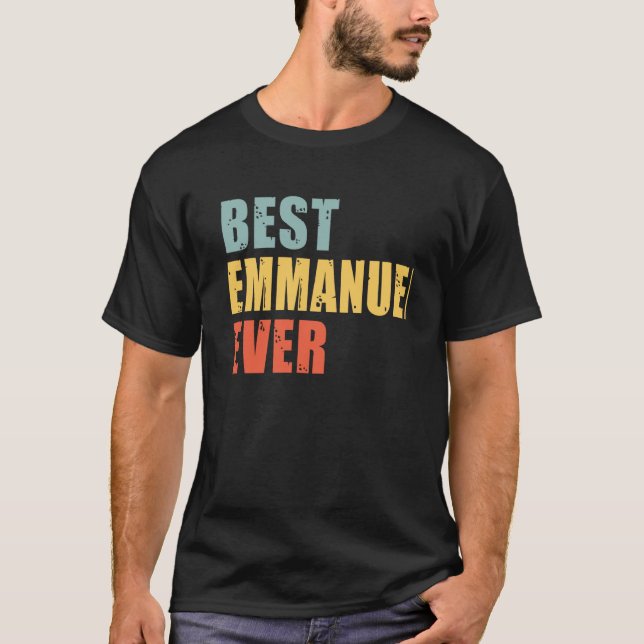 Emmanuel Best AldriEmmanuel T Shirt (Framsida)