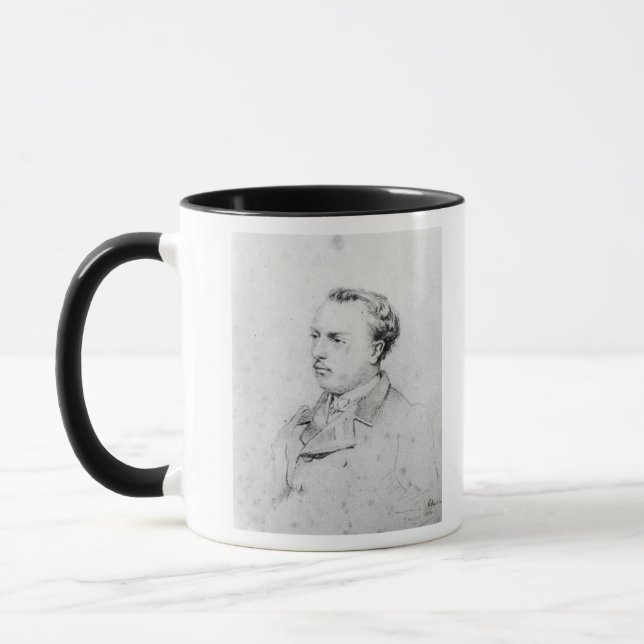 Emmanuel Chabrier som åldras 20, 1861 Mugg (Vänster)