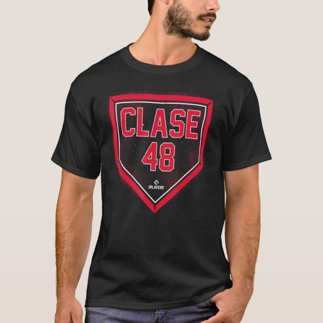 Emmanuel Clase Home Plate Gameday Emmanuel Clase C T Shirt (Framsida)