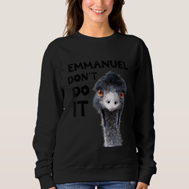 Emmanuel Don't Do It Viral Emu T Shirt (Framsida)