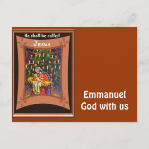 Emmanuel gud med oss helg vykort