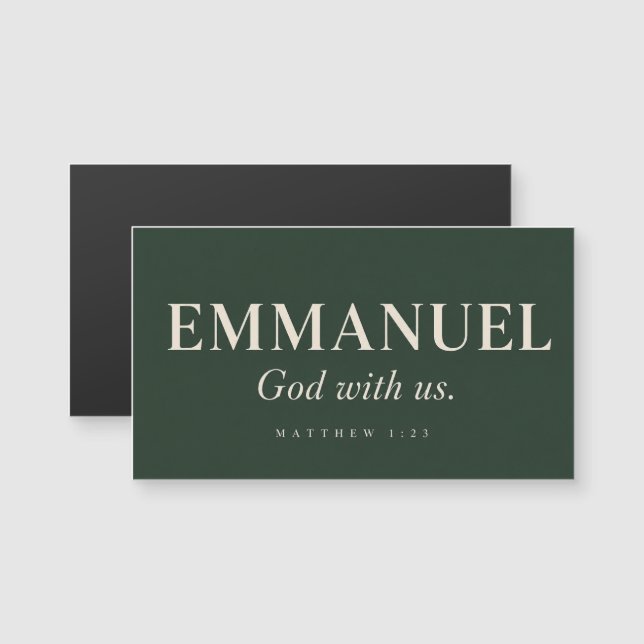 EMMANUEL | Matteus 1:23 | Jul (Fram/baksida)