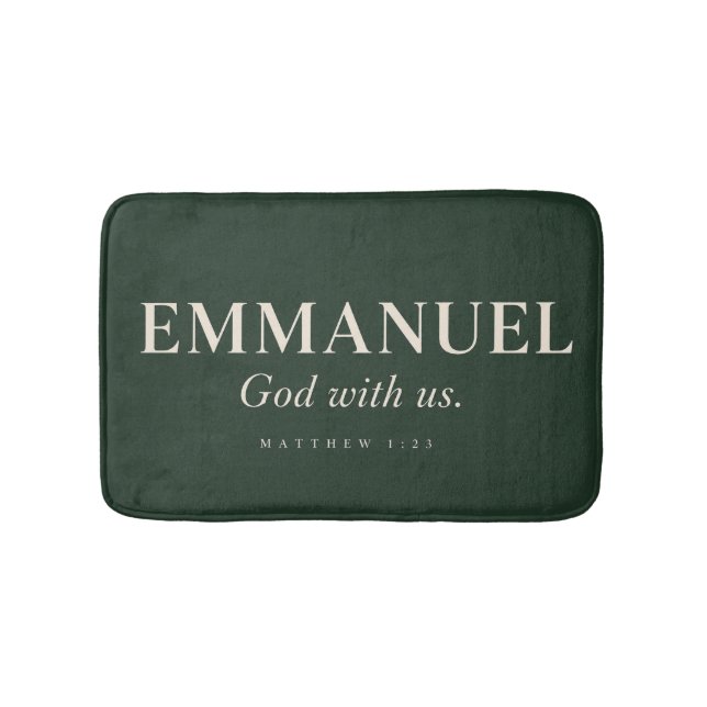 EMMANUEL | Matteus 1:23 | Jul Badrumsmatta (Framsidan)