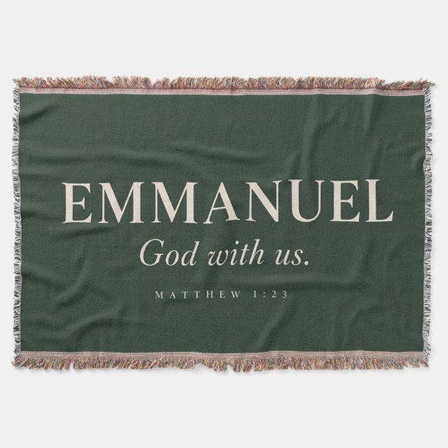 EMMANUEL | Matteus 1:23 | Jul  Filt (Framsidan)