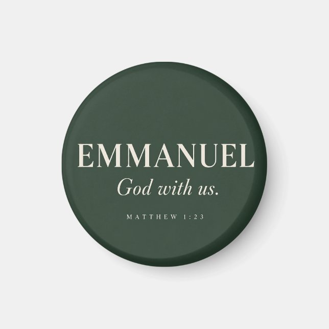EMMANUEL | Matteus 1:23 | Jul  Magnet (Framsidan)