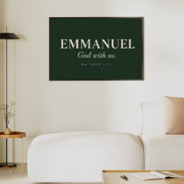 EMMANUEL | Matteus 1:23 | Jul Poster