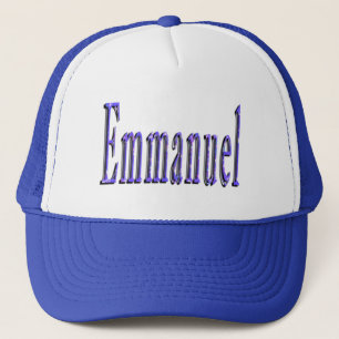 Emmanuel Namn Logotyp Truckerkeps