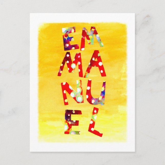 Emmanuel vykort (Framsida)