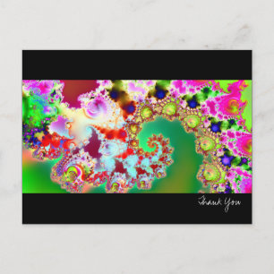 Emma's Garden I ・ Fractal Art ・ Goa Vykort