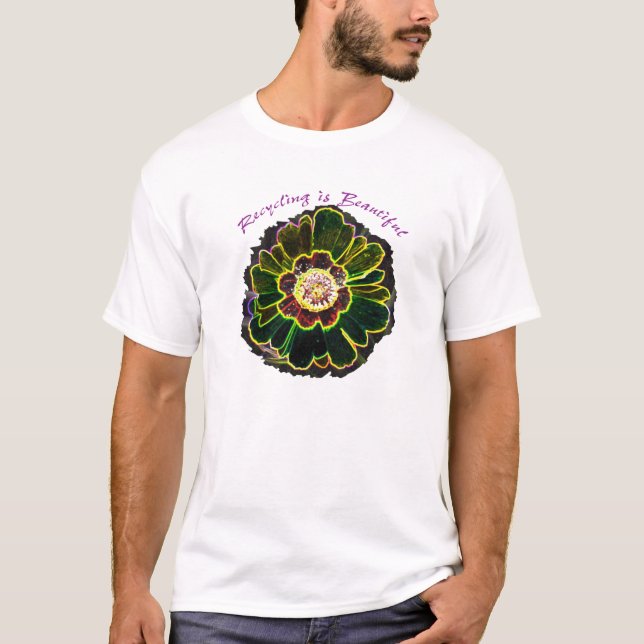 Emmas skjorta:  Återvinning är härlig T Shirt (Framsida)