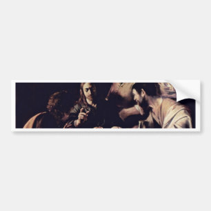 Emmausmahl av Michelangelo Merisi Da Caravaggio Bildekal