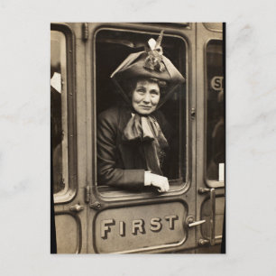 Emmeline Pankhurst Feminist och Suffragette Vykort