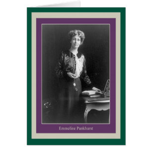 Emmeline Pankhurst Hälsningskort